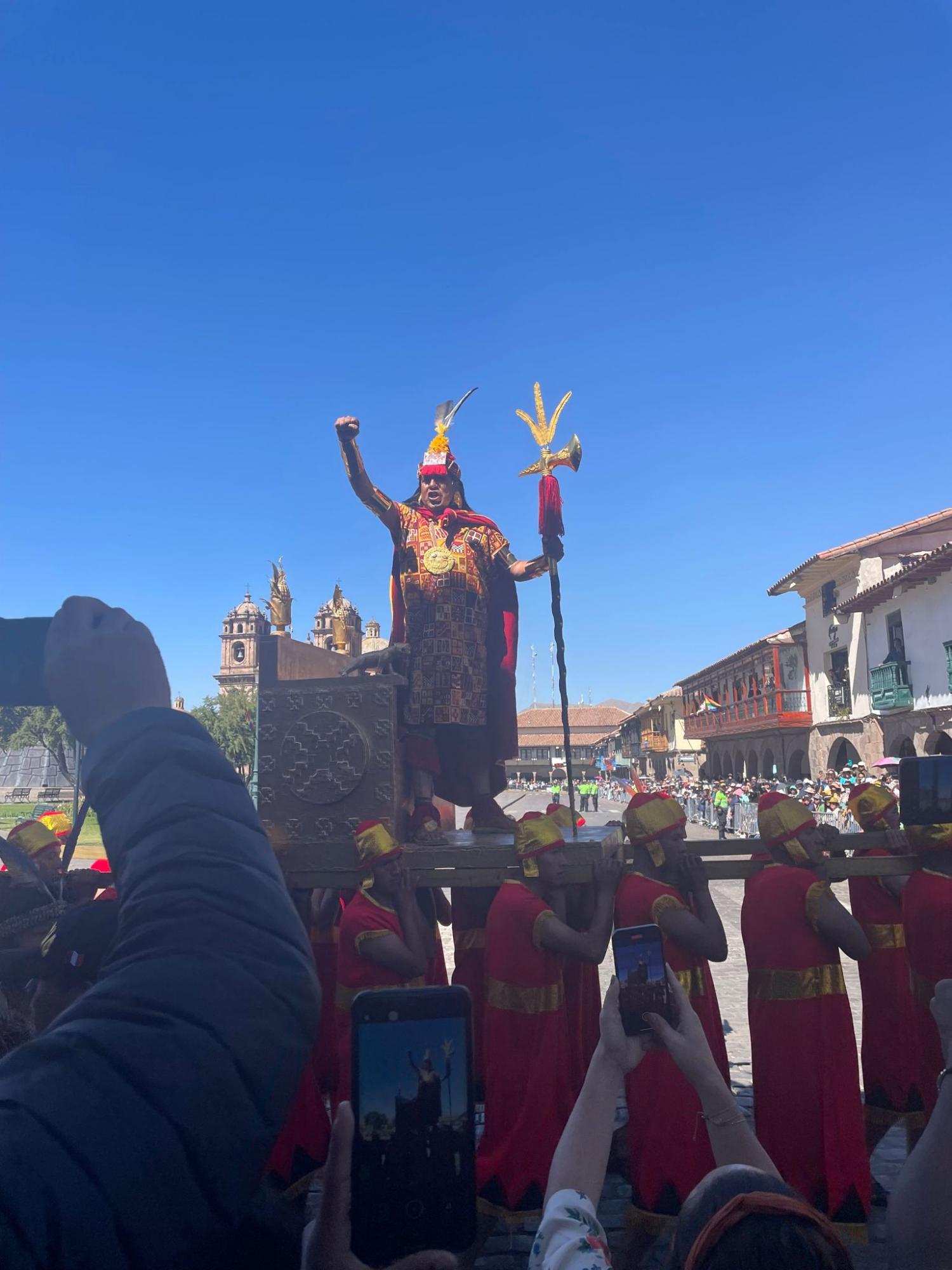 Cusco festive local celebration