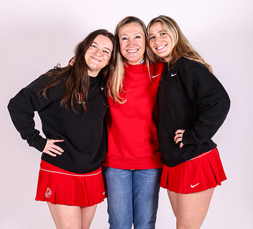 The Binder Family: Sydnie (left), Traci (center) and Cassidy
