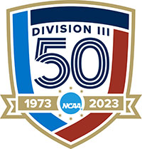NCAA Division III 50th Anniversary Logo