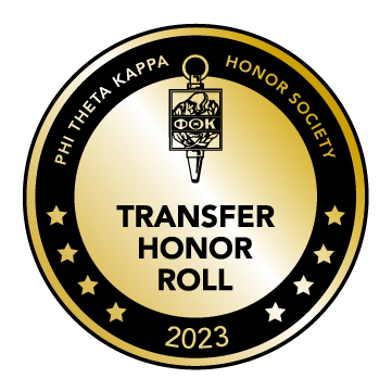 PTK Honor Society Transfer Honor Roll 2023