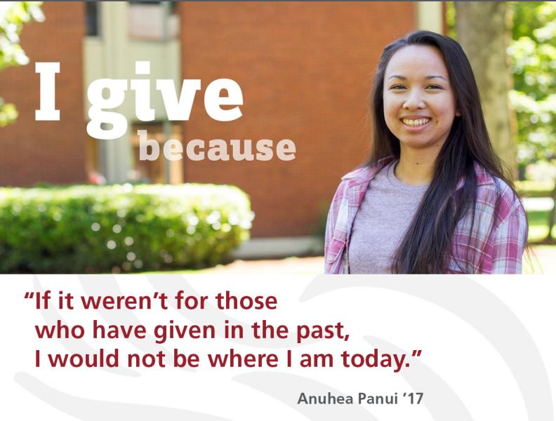 I Give Because ...