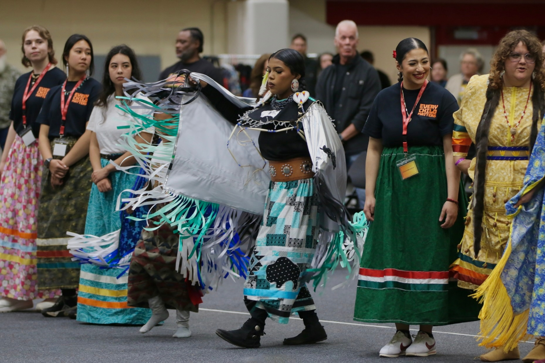 Dancers perform at Pacific's first powwow