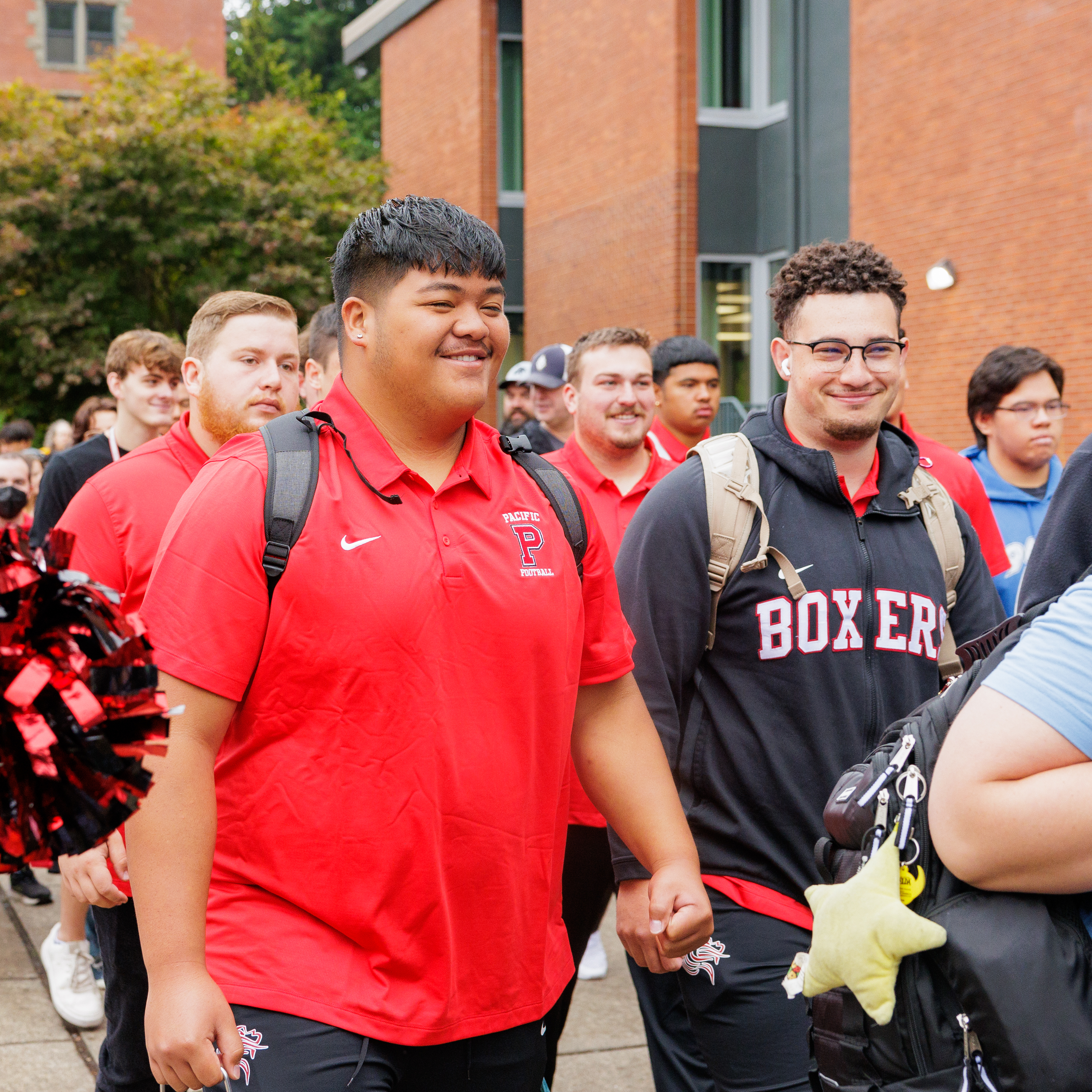 Student athletes at Orientation