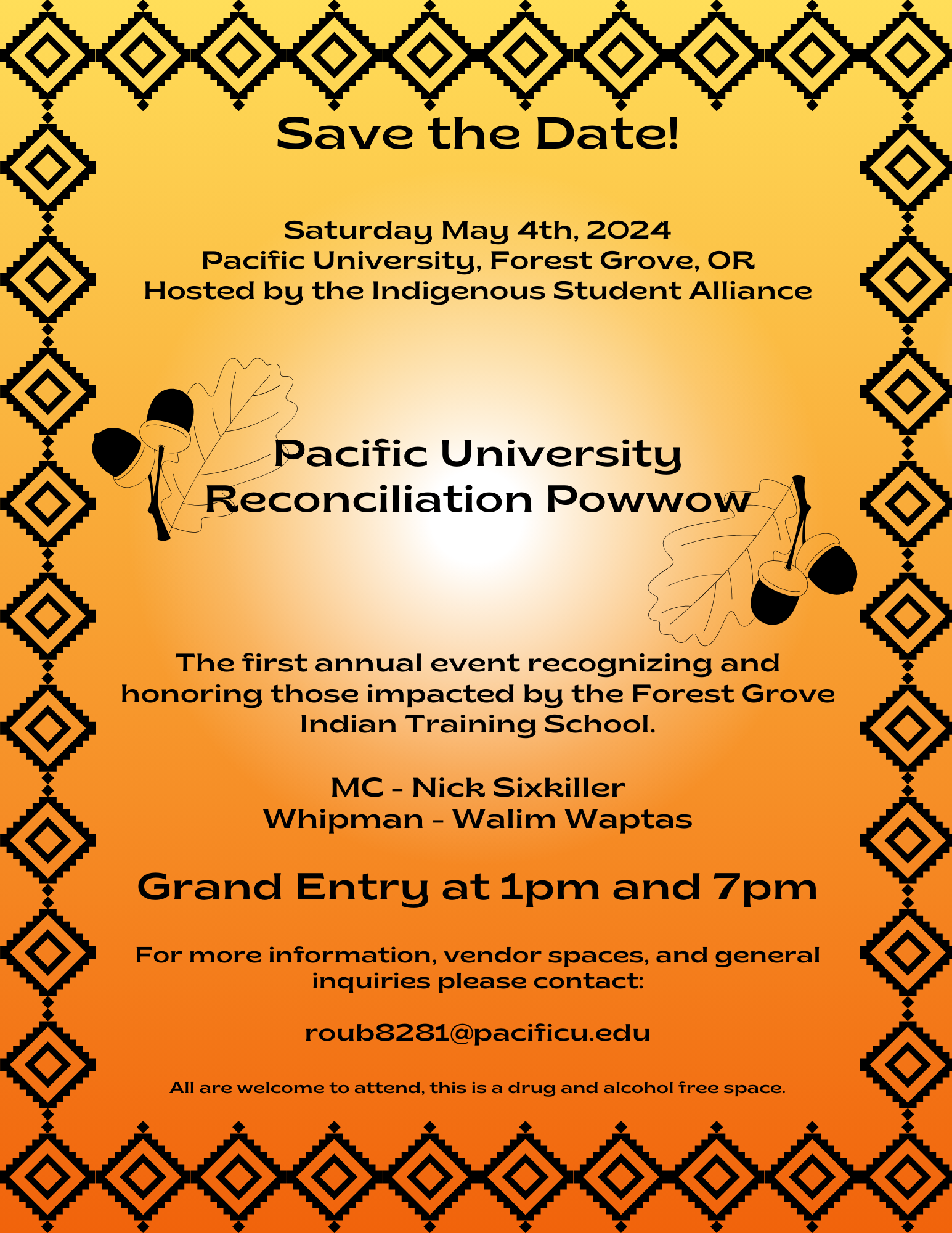 Save the date for ISA's first annual reconciliation powwow on May 4, 2024.