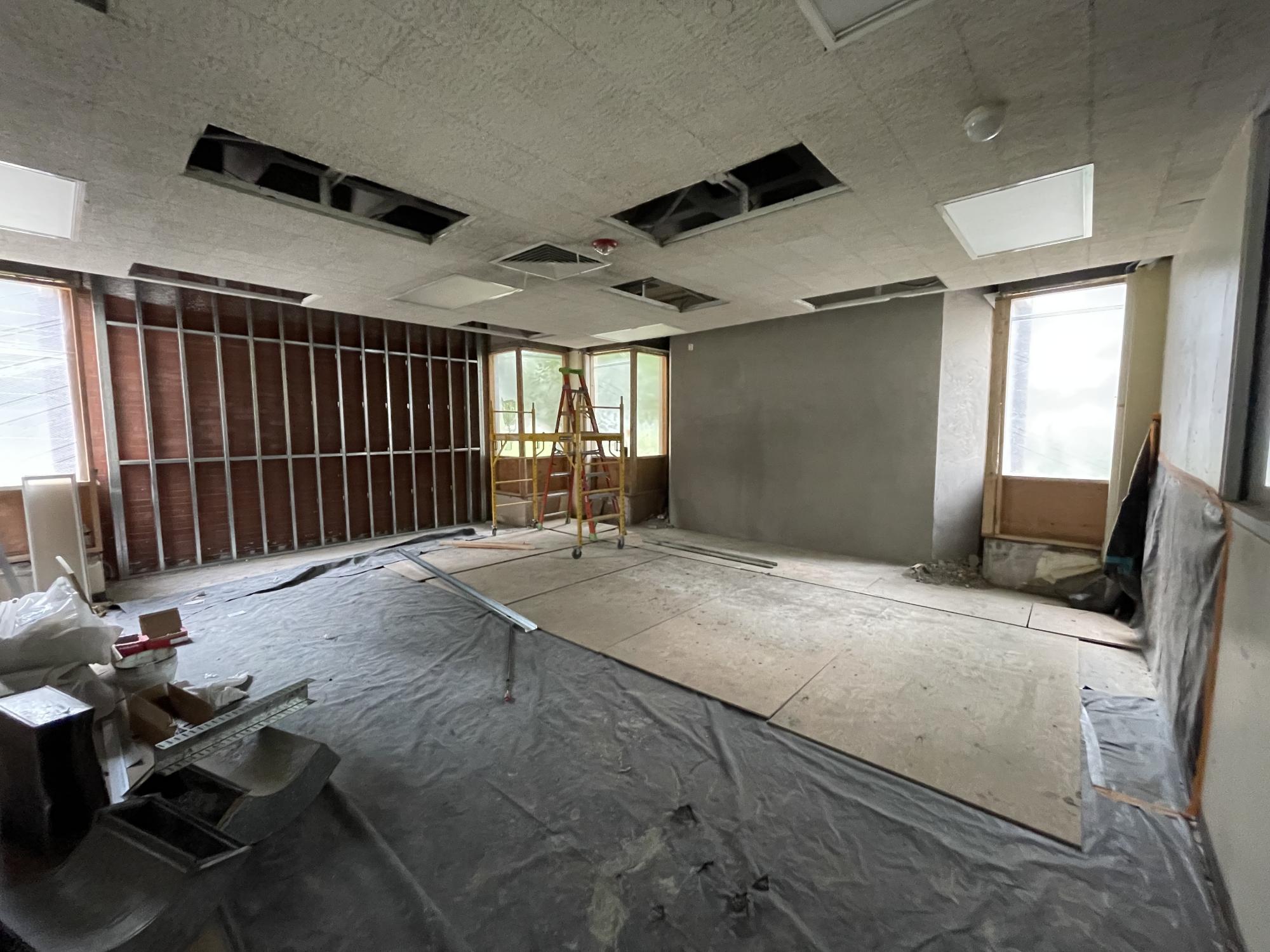 Pacific Hall Construction interior