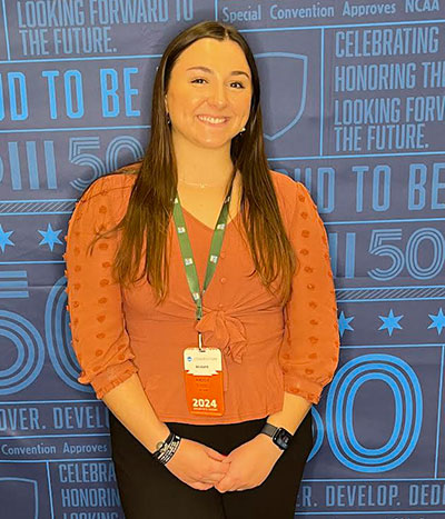 Maddie Russell At NCAA Convention