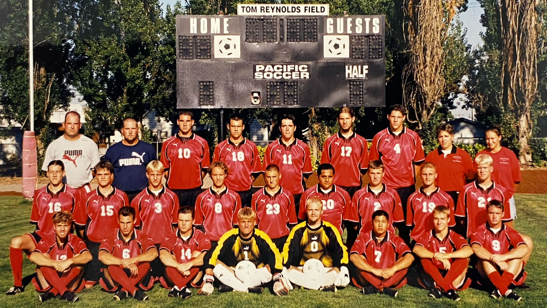 1998 Men's Soccer Team Photo