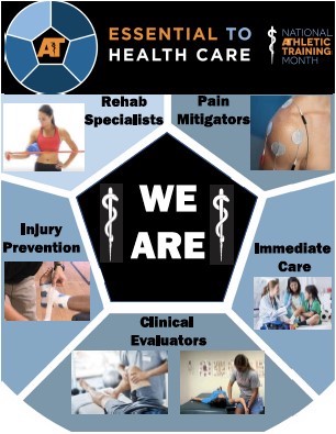 National Athletic Training Month flier
