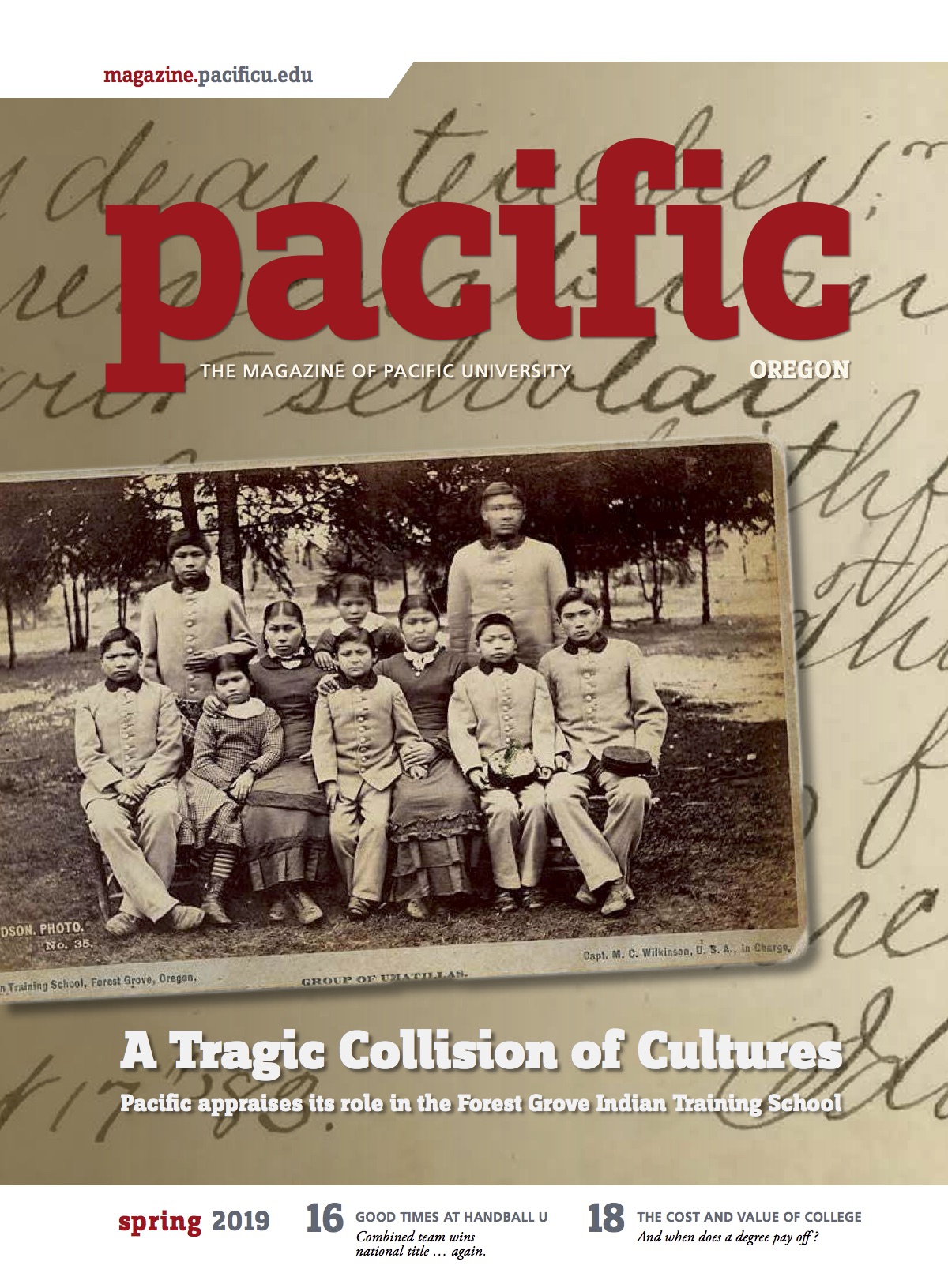 Cover of Spring 2019 Pacific magazine
