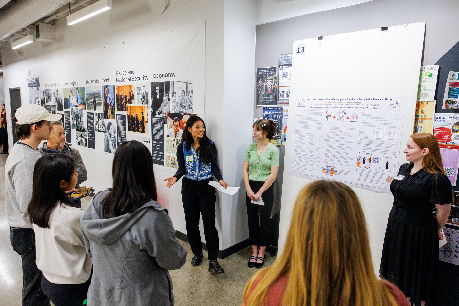 Students present posters at the 2024 Undergraduate Research Conference