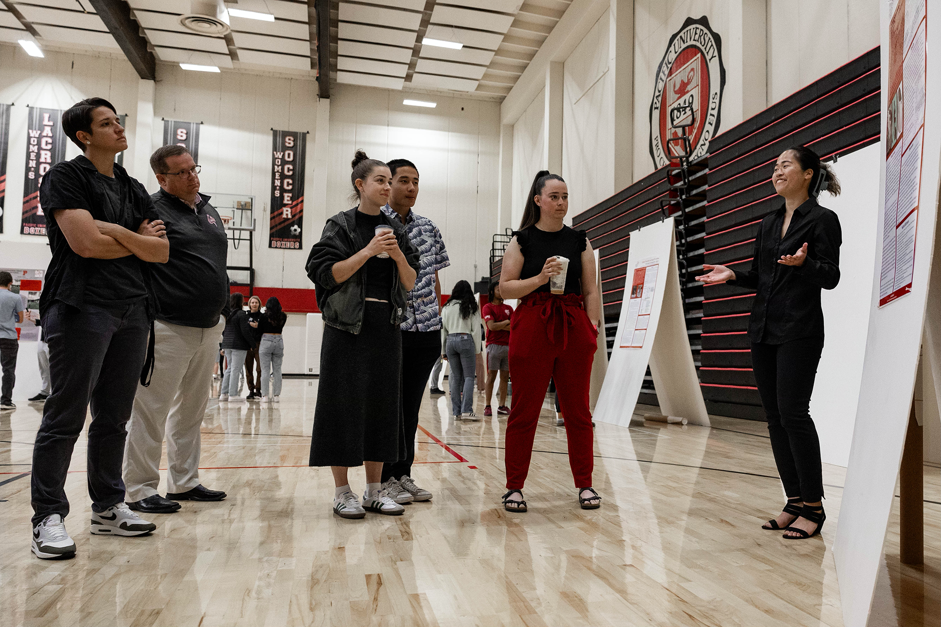 Pacific students present posters on Senior Projects Day