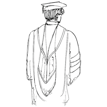 Academic Regalia illustration