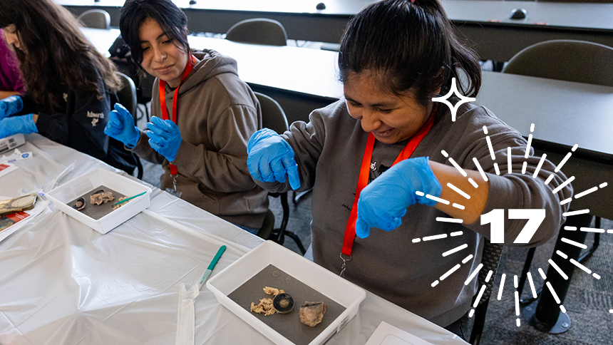 Students Dissecting Cow Eyeballs At Synapse Camp