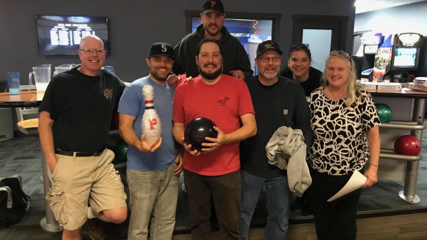 Winning Bowling Team from 2019