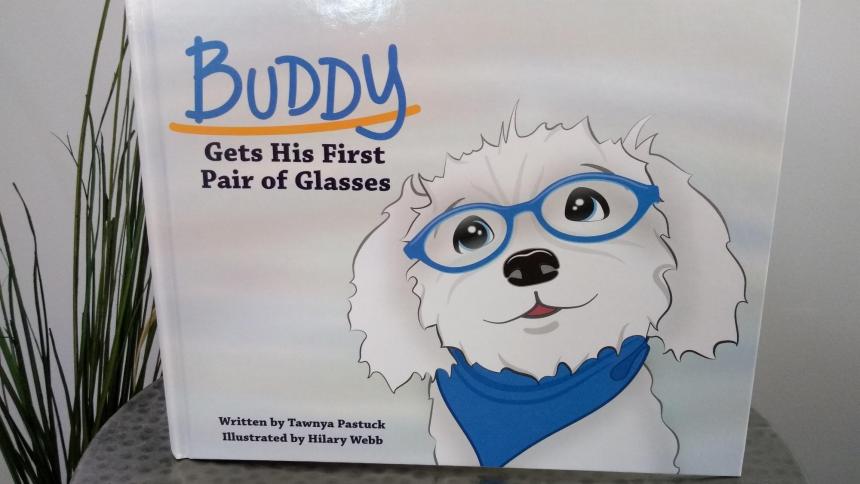 Buddy Gets A New Pair of Glasses Book Cover