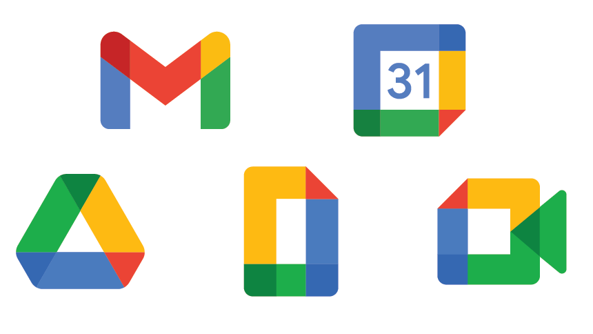 Collection of Google Workspace icons