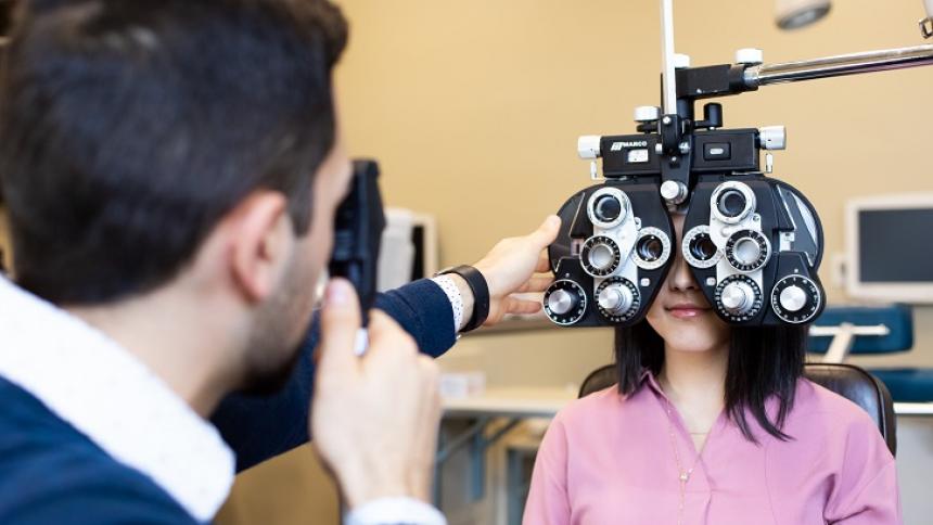 Optometry exam
