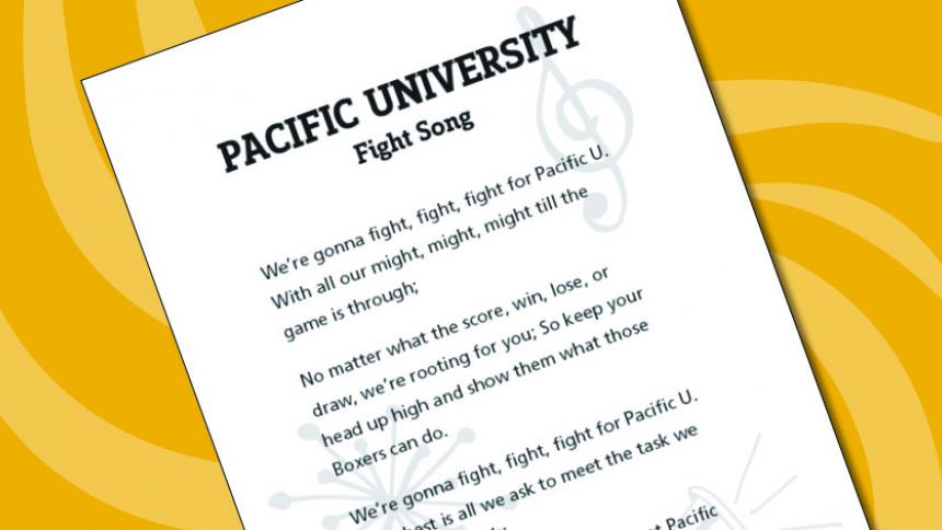 Printable Fight Song