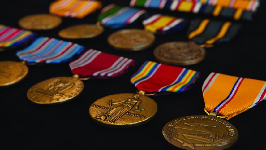 Medals donated by Ambassador S.L. Abbott '52, OD '53