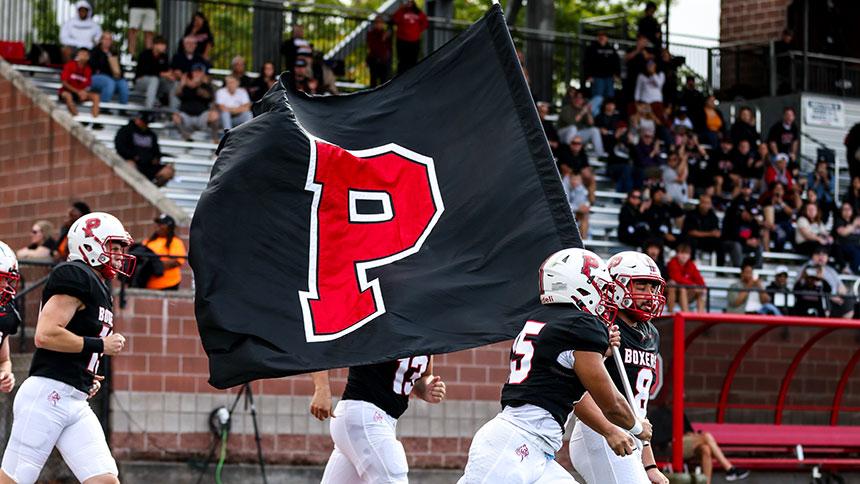 Pacific Football Team Takes The Field Prior To The 2024 Home Opener