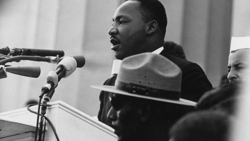 Martin Luther King Jr Delivering 'I Have A Dream Speech' - National Archives public domain image