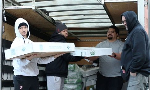 NHOH Members Unloading Country Store Goods Prior To 2023 Lūʻau.