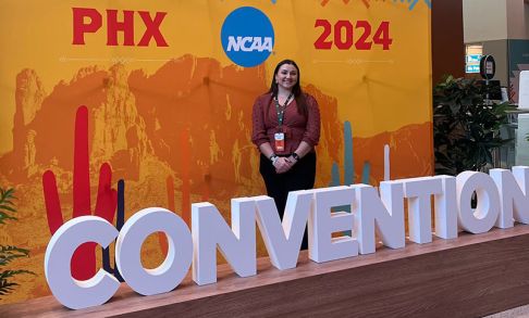 Maddie Russell At The NCAA Convention