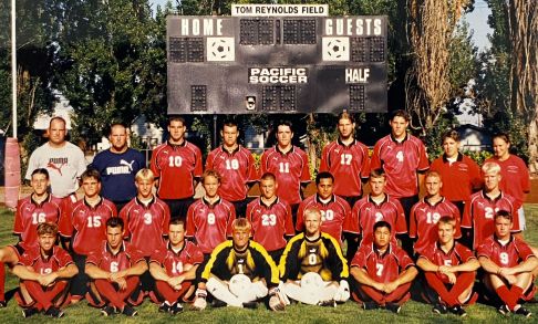 1998 Pacific Men's Soccer Team Photo