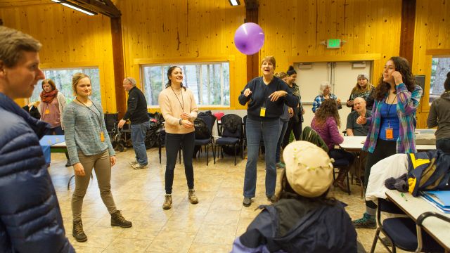 occupational therapy students doing icebreakers 