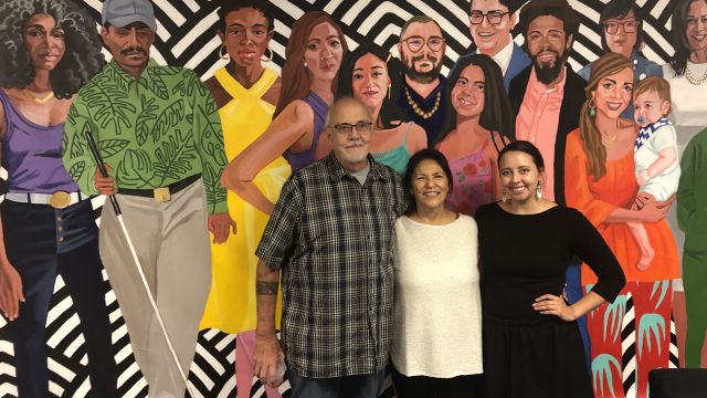 Lorraine Basch and her parents